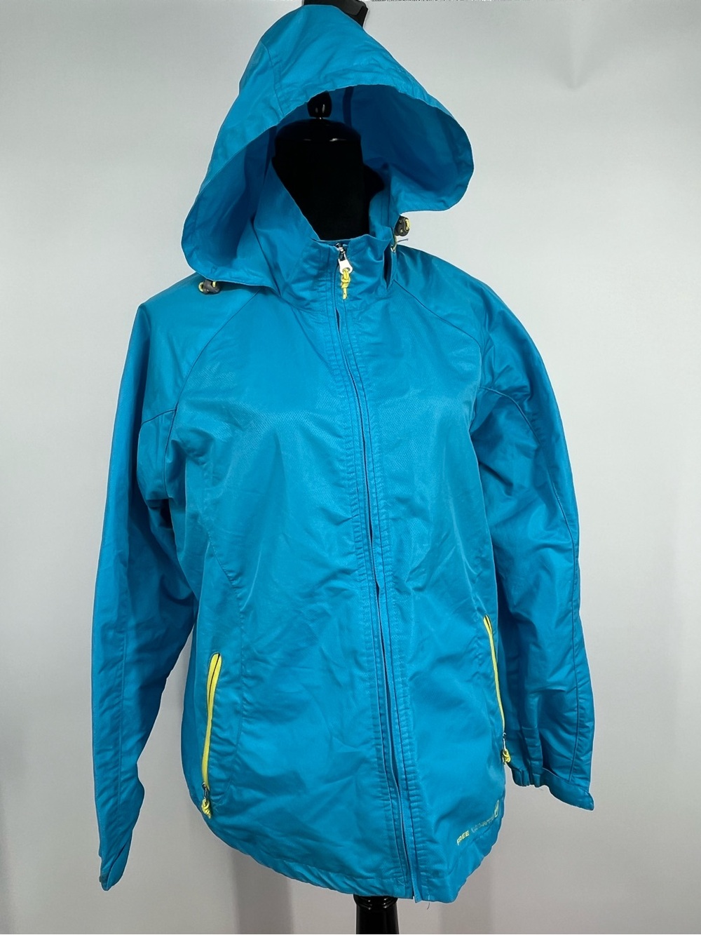 Women’s Lightweight Turquoise Hooded Jacket